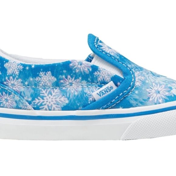 Vans Infant Slip-On V Crib Shoes- Winter Wonderland - Picture 4 of 8